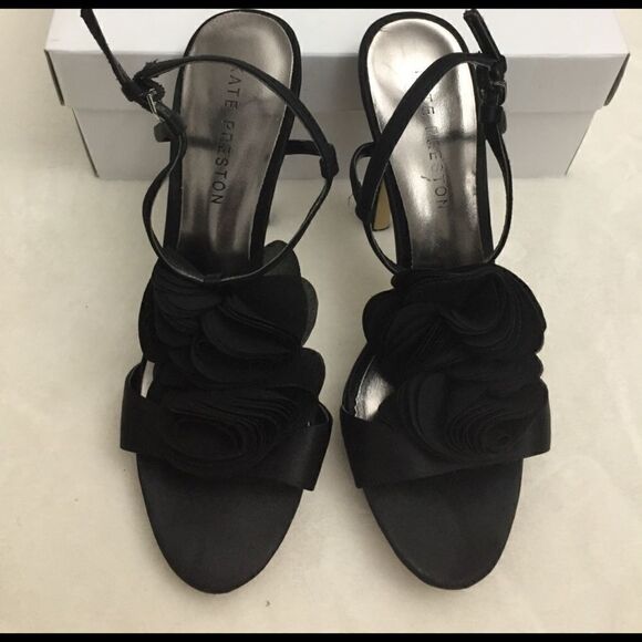 KATE PRESTON black woman heels shoes - Picture 4 of 4